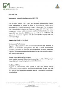 Responsible Supply Chain Management