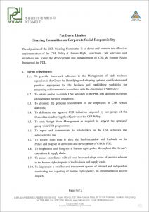 Steering Committee On CSR